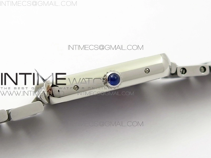 Tank Solo Ladies 25mm SS K11F 1:1 Best Edition White Dial on SS Bracelet Ronda Quartz