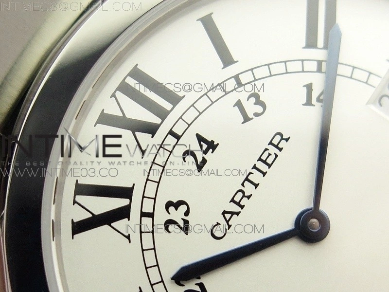 Ronde Solo de Cartier 36mm K11 1:1 Best Edition White Dial on SS Bracelet Ronda Quartz