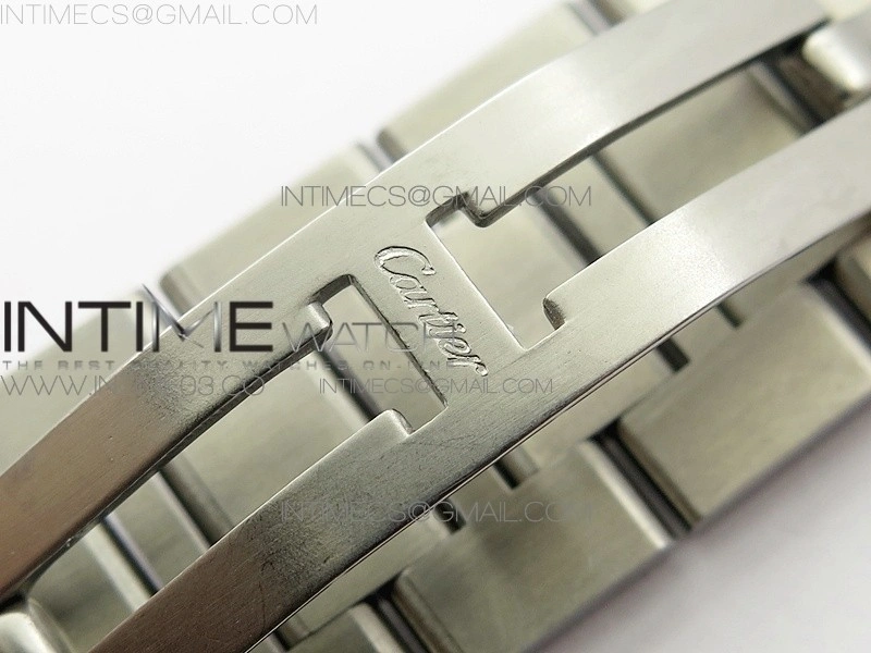 Ronde Solo de Cartier 36mm K11 1:1 Best Edition White Dial on SS Bracelet Ronda Quartz