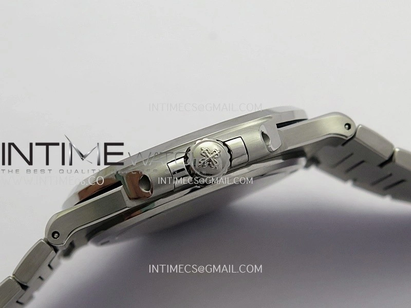 Nautilus 5711 T Diamond Bezel DDF 1:1 Best Edition Black Dial On SS Bracelet Super Clone DD324