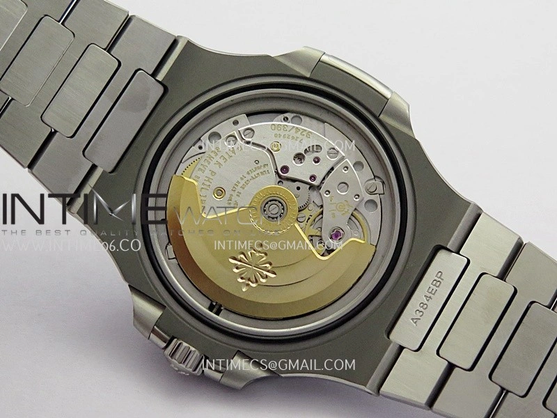 Nautilus 5711 T Diamond Bezel DDF 1:1 Best Edition Black Dial On SS Bracelet Super Clone DD324