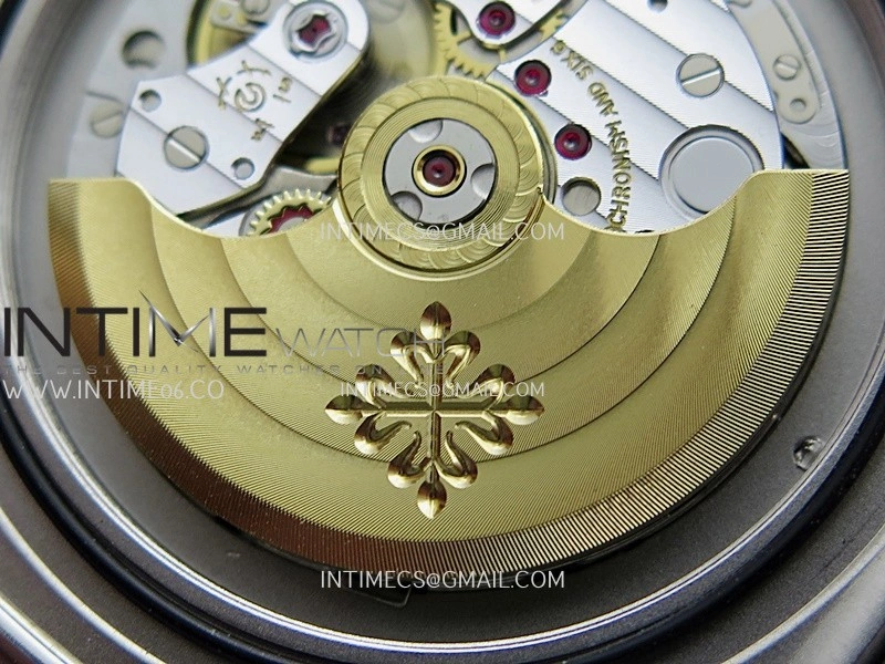 Nautilus 5711 1A Blue T Diamond SS GRF 1:1 Best Edition Gray Textured Dial On SS Bracelet Asian 26-330