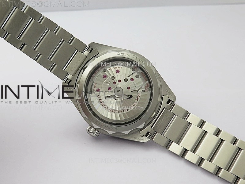 Aqua Terra 150M Master Chronometers N1F Best Edition Green Dial on SS Bracelet A8900