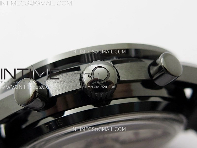 Speedmaster "Dark Side of The Moon" Real Ceramic N1F 1:1 Best Edition Black Dial on Black Nylon Strap A9300