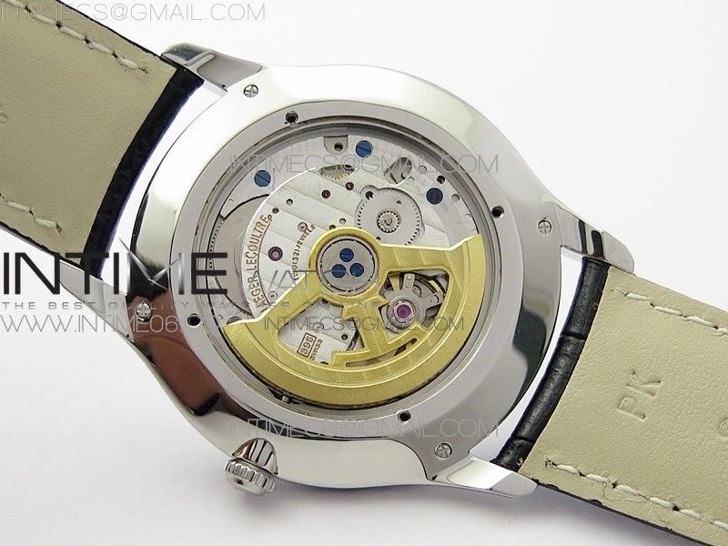 Master Ultra Thin Small Second SS ZF 1:1 Best Edition Silver Dial on Black Leather Strap A896