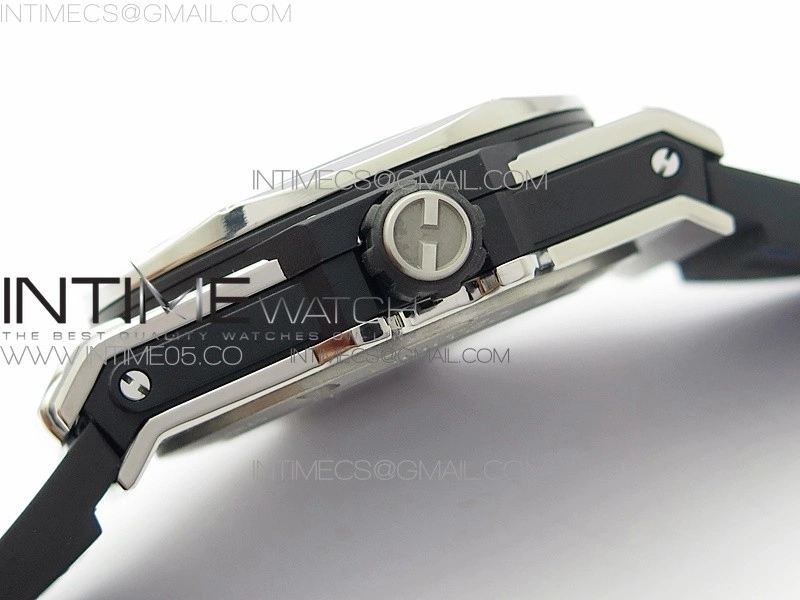 Big Bang Sang Bleu Ti WWF 1:1 Best Edition Blue Skeletonal Dial On Blue Gummy Strap Asian HB1213 V2