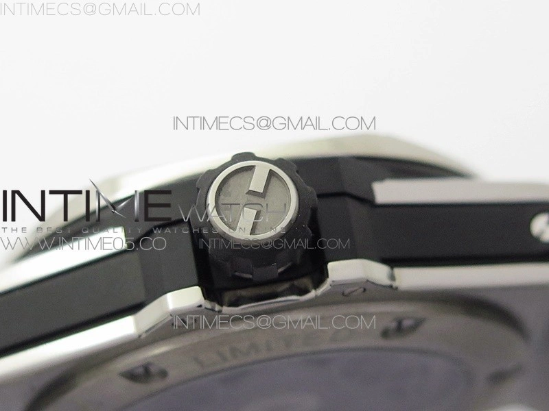 Big Bang Sang Bleu Ti WWF 1:1 Best Edition Blue Skeletonal Dial On Blue Gummy Strap Asian HB1213 V2