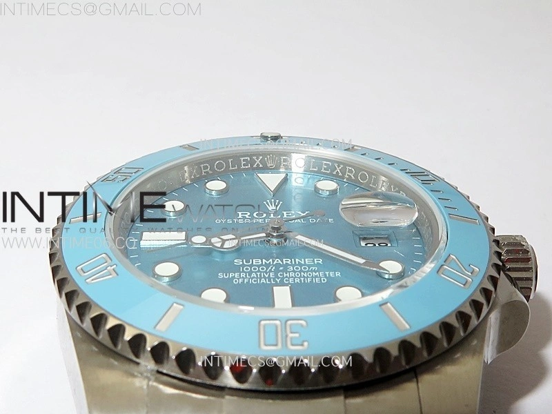 Submariner Tiffany 116610 904L SS BBF 1:1 Best Edition Tiffany Dial On 904L Bracelet SA3135