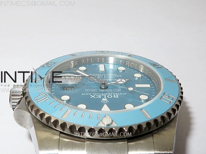 Submariner Tiffany 116610 904L SS BBF 1:1 Best Edition Tiffany Dial On 904L Bracelet SA3135