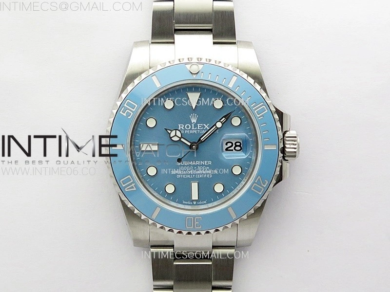 Submariner Tiffany 116610 904L SS BBF 1:1 Best Edition Tiffany Dial On 904L Bracelet SA3135