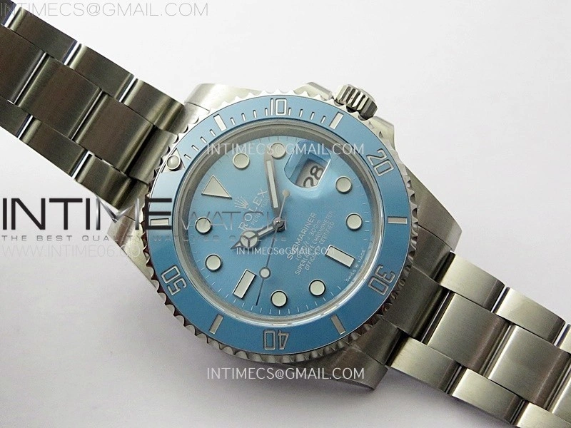 Submariner Tiffany 116610 904L SS BBF 1:1 Best Edition Tiffany Dial On 904L Bracelet SA3135