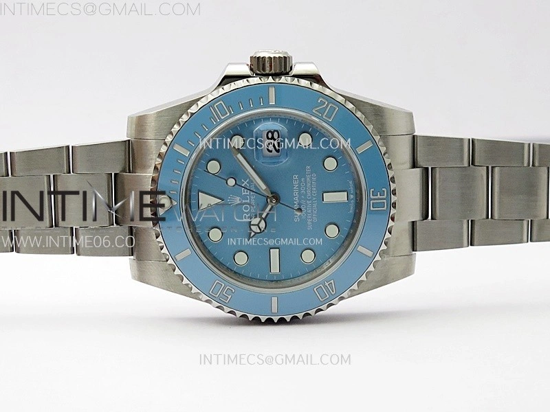 Submariner Tiffany 116610 904L SS BBF 1:1 Best Edition Tiffany Dial On 904L Bracelet SA3135