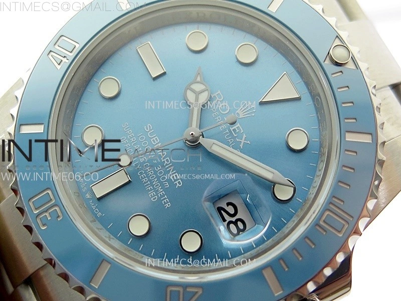 Submariner Tiffany 116610 904L SS BBF 1:1 Best Edition Tiffany Dial On 904L Bracelet SA3135