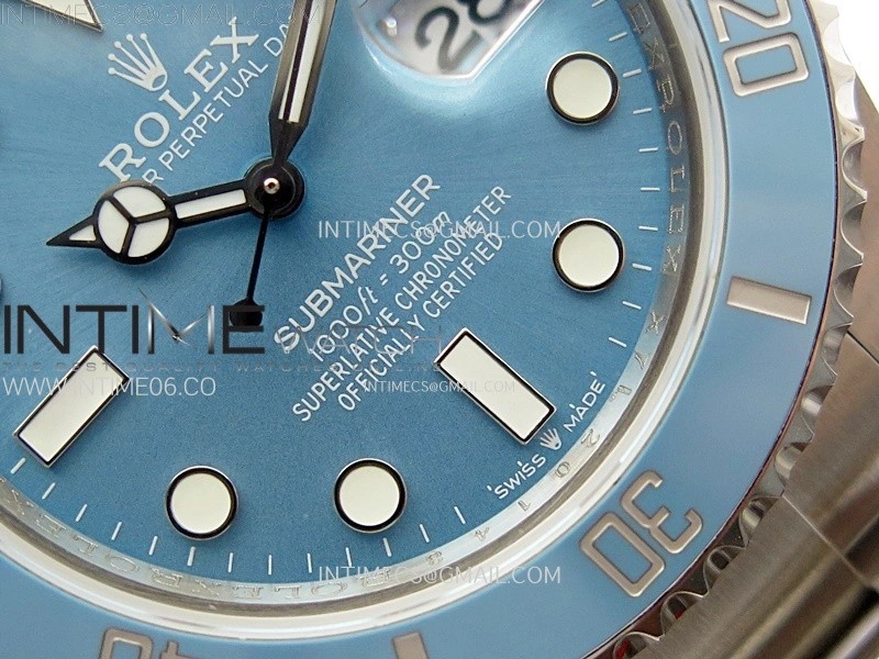 Submariner Tiffany 116610 904L SS BBF 1:1 Best Edition Tiffany Dial On 904L Bracelet SA3135