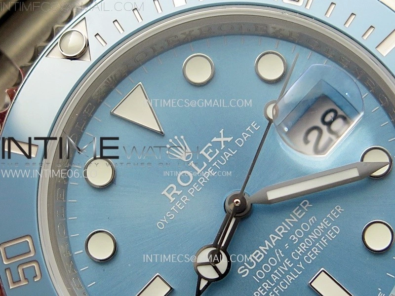 Submariner Tiffany 116610 904L SS BBF 1:1 Best Edition Tiffany Dial On 904L Bracelet SA3135