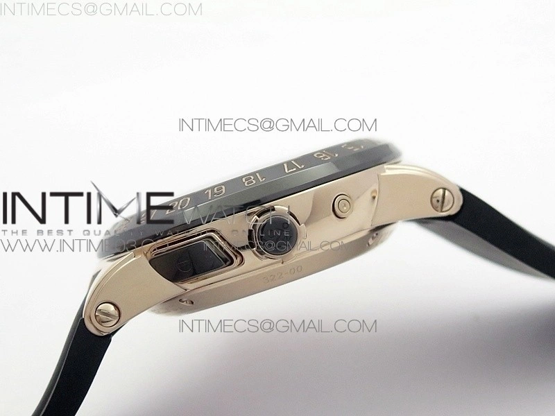 Executive Toro 326-03 RG TWA 1:1 Best Edition Black Dial on Black Rubber Strap Asian UN-32