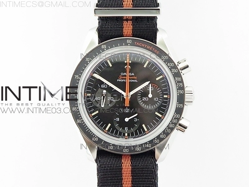 Speedmaster Speedy Tuesday 2‘Ultraman’OMF Best Edition on Nylon Strap Manual Winding Chrono Movement