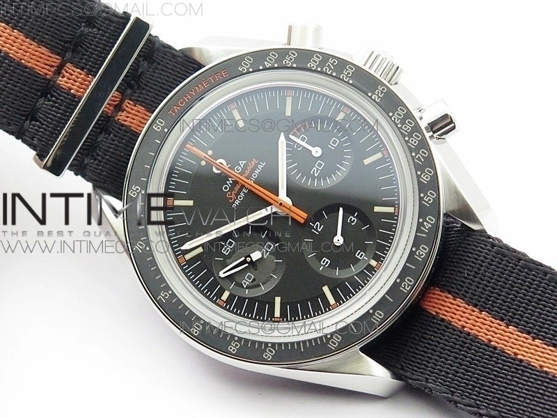 Speedmaster Speedy Tuesday 2‘Ultraman’OMF Best Edition on Nylon Strap Manual Winding Chrono Movement