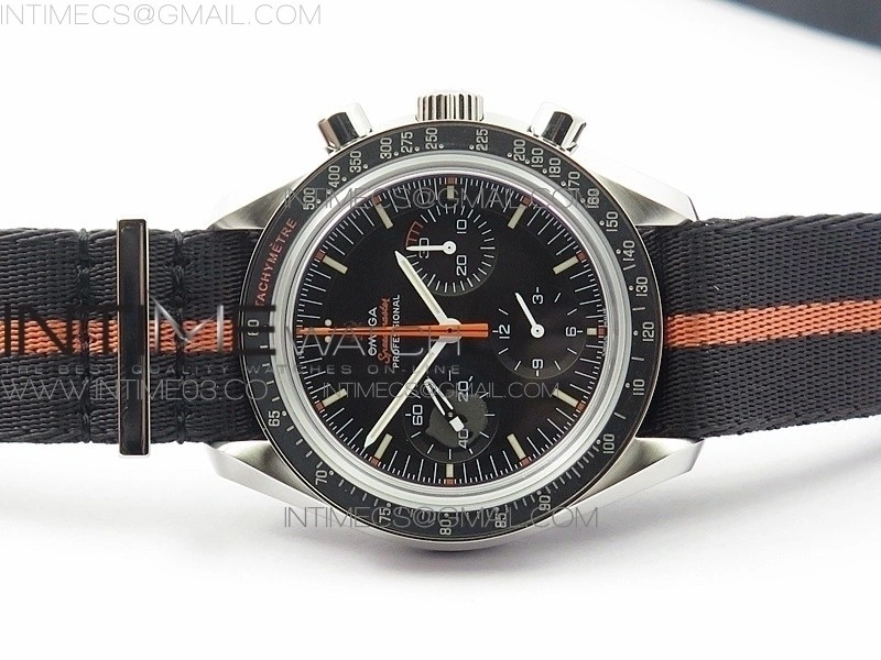 Speedmaster Speedy Tuesday 2‘Ultraman’OMF Best Edition on Nylon Strap Manual Winding Chrono Movement