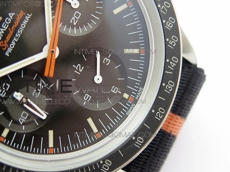 Speedmaster Speedy Tuesday 2‘Ultraman’OMF Best Edition on Nylon Strap Manual Winding Chrono Movement