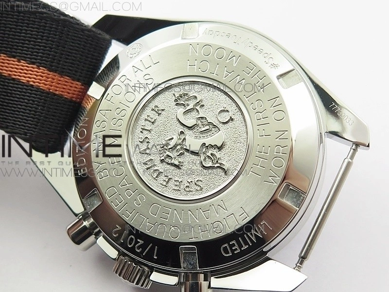 Speedmaster Speedy Tuesday 2‘Ultraman’OMF Best Edition on Nylon Strap Manual Winding Chrono Movement