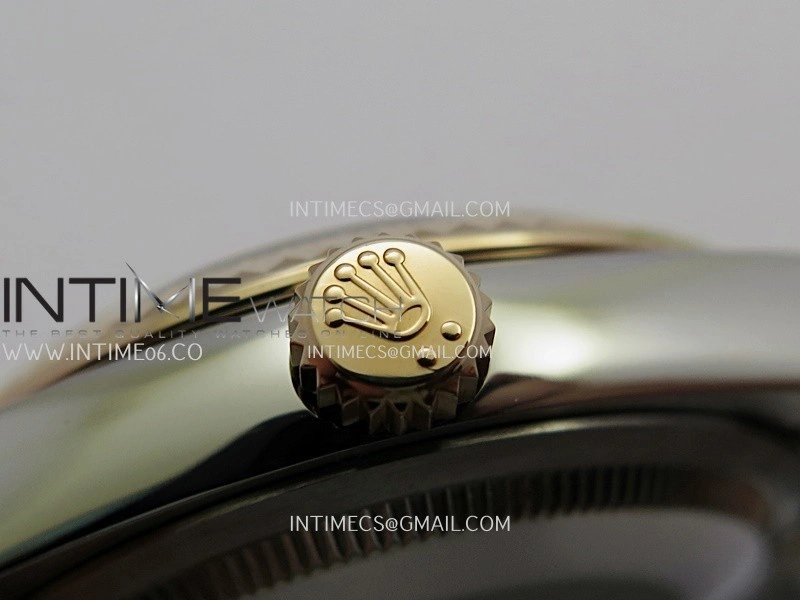 DateJust 36mm 126231 SS RG V2 QF 1:1 Best Edition Black Dial Diamond Marker On SS RG Jubilee Bracelet SH3235