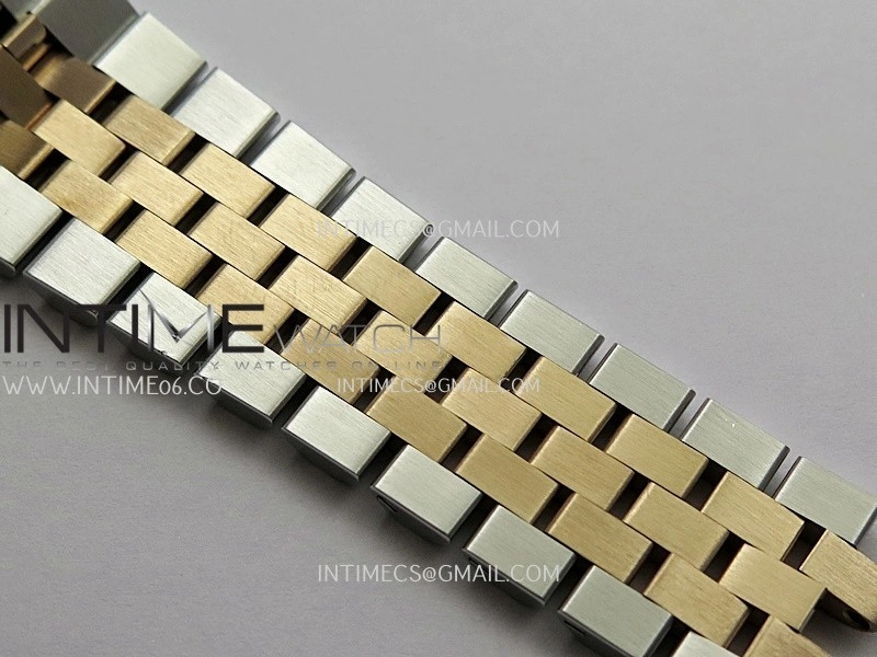DateJust 36mm 126231 SS RG V2 QF 1:1 Best Edition Black Dial Diamond Marker On SS RG Jubilee Bracelet SH3235