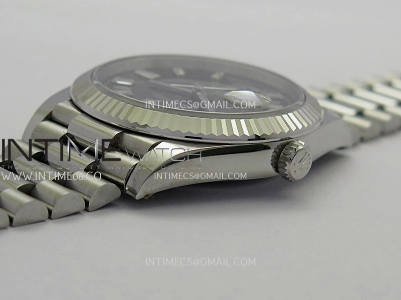 Day Date 228239 40mm Gain Weight V2 VSF 1:1 Best Edition Black Dial T Diamond Marker On President Bracelet DD3255