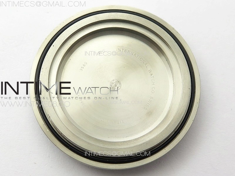 Aquatimer IW358002 SS V6S 1:1 Best Edition Black Dial White Sticks Markers on Black Rubber Strap A2824