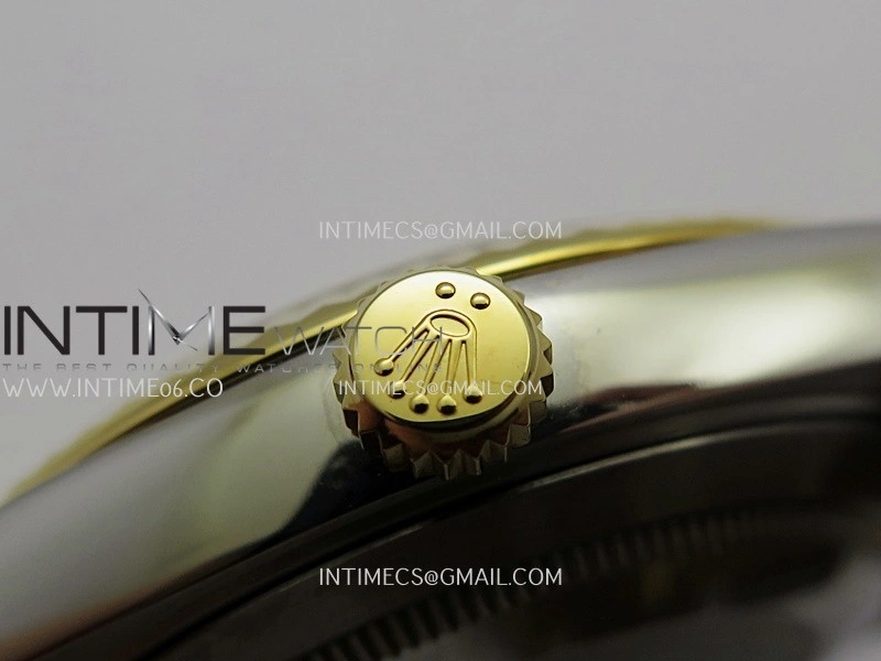 DateJust 41 126333 904L SS YG VF 1:1 Best Edition Gold Fluted Dial Stick Marker On SS YG Oyster Bracelet DD3235