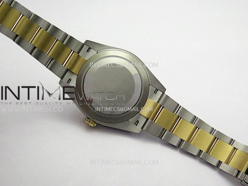 DateJust 41 126333 904L SS YG VF 1:1 Best Edition Gold Fluted Dial Stick Marker On SS YG Oyster Bracelet DD3235
