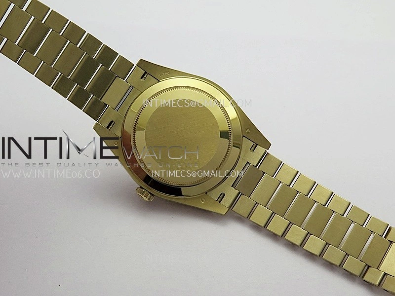 Day Date 228238 40mm 904L YG VSF 1:1 Best Edition Black Dial T Diamond Marker On YG President Bracelet DD3255