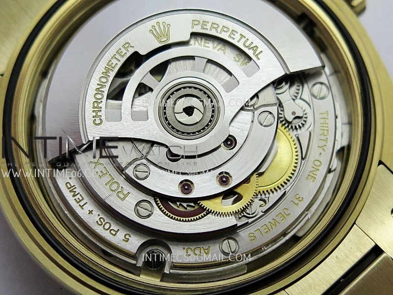Day Date 228238 40mm 904L YG VSF 1:1 Best Edition Black Dial T Diamond Marker On YG President Bracelet DD3255