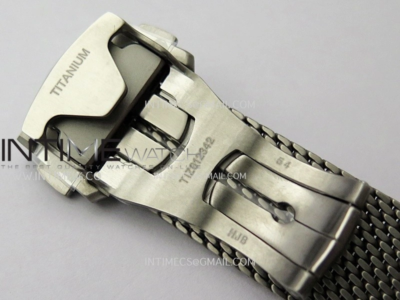 Seamaster 300M Diver Titanium Bronze Gold VSF 1:1 Best Edition Green Dial on Titanium Mesh Bracelet Asian Super Clone 8806