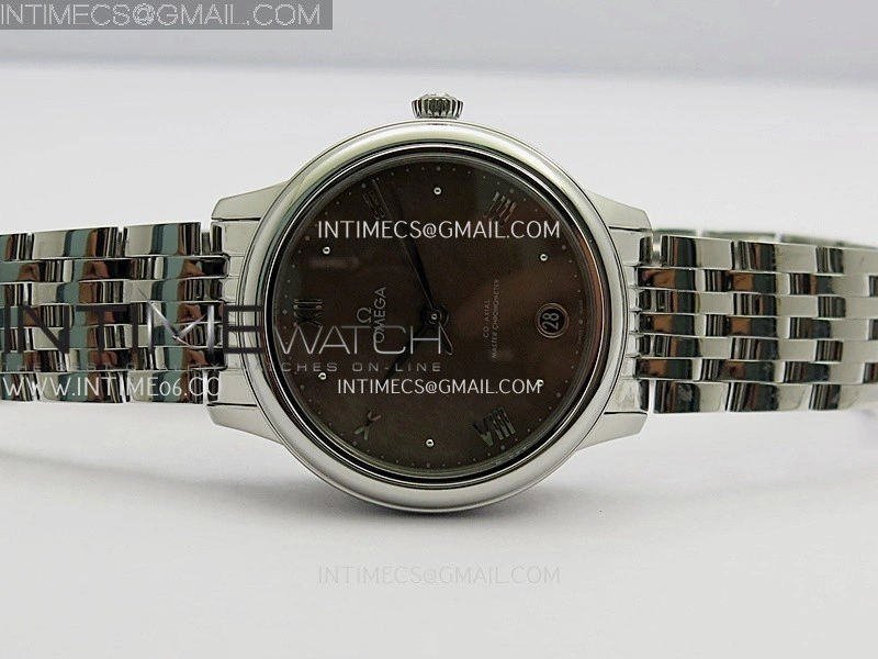 De Ville Prestige 34mm SS VSF 1:1 Best Edition Tahiti MOP Dial On SS Bracelet A8000