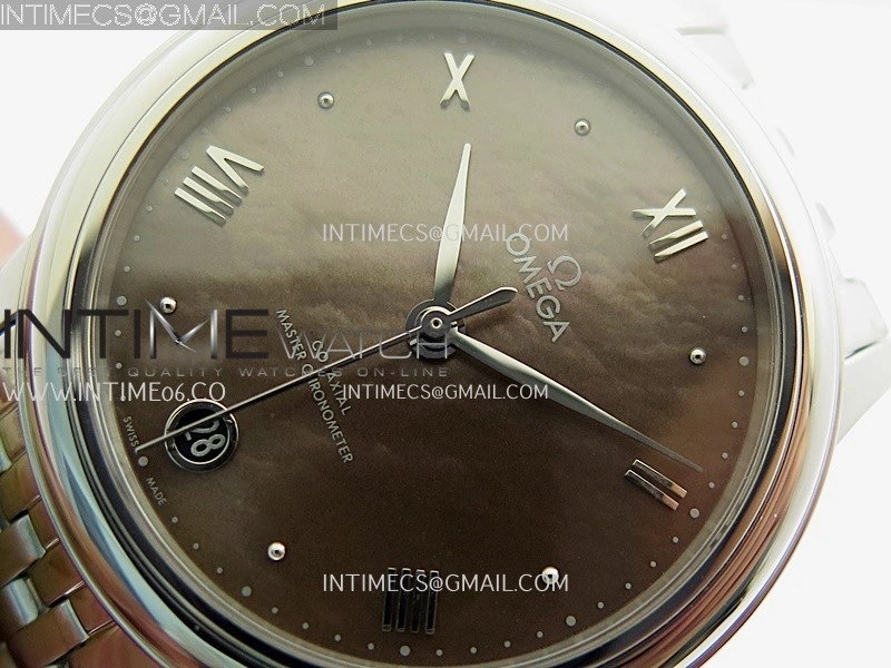 De Ville Prestige 34mm SS VSF 1:1 Best Edition Tahiti MOP Dial On SS Bracelet A8000