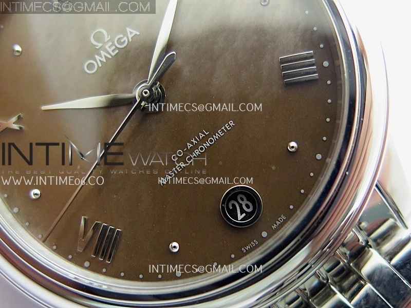 De Ville Prestige 34mm SS VSF 1:1 Best Edition Tahiti MOP Dial On SS Bracelet A8000