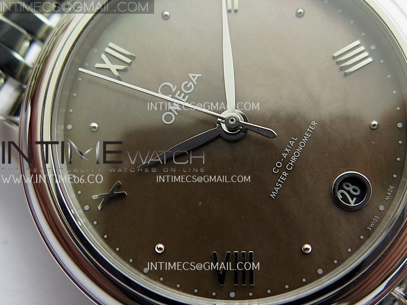 De Ville Prestige 34mm SS VSF 1:1 Best Edition Tahiti MOP Dial On SS Bracelet A8000