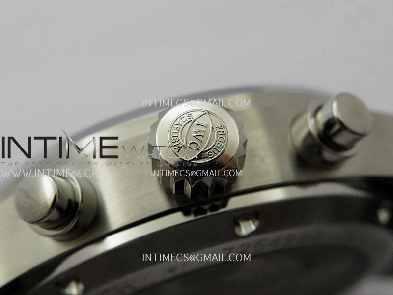 Pilot Watch IW388103 SS APSF 1:1 Best Edition Green Dial On Brown Leather Strap A69385