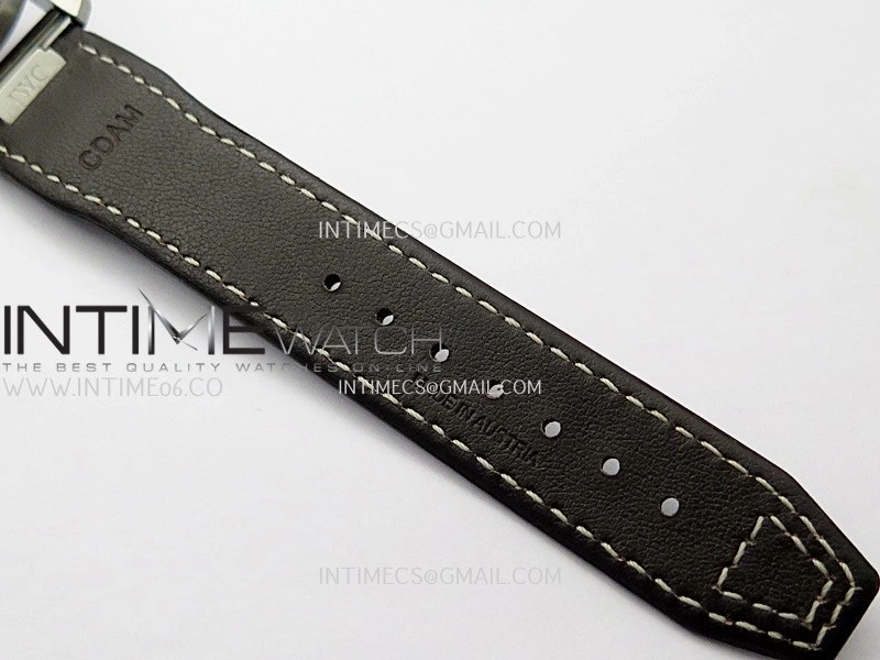 Pilot Watch IW388103 SS APSF 1:1 Best Edition Green Dial On Brown Leather Strap A69385