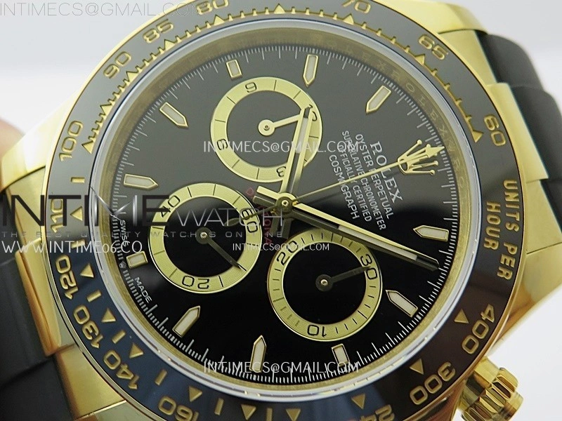 Daytona 126518 QF Gain Weight 1:1 Best Edition Black Dial Sticks Markers on Oysterflex Strap SH4131 V11