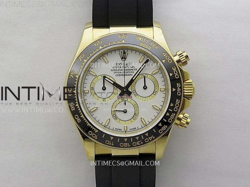 Daytona 126518 QF Gain Weight 1:1 Best Edition White Dial Sticks Markers on Oysterflex Strap SH4131 V11