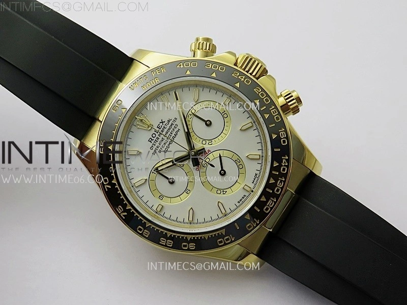Daytona 126518 QF Gain Weight 1:1 Best Edition White Dial Sticks Markers on Oysterflex Strap SH4131 V11