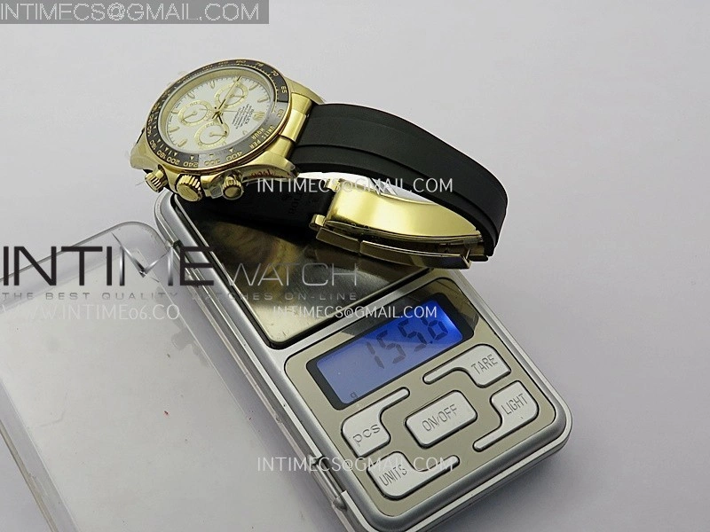 Daytona 126518 QF Gain Weight 1:1 Best Edition White Dial Sticks Markers on Oysterflex Strap SH4131 V11