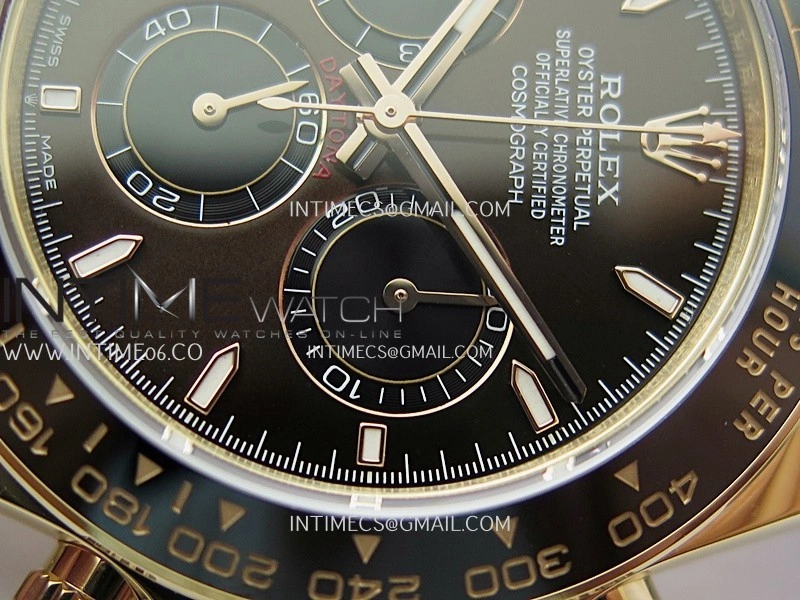 Daytona 126515 Gain Weight APSF 1:1 Best Edition Brown Dial Stick Markers on Oysterflex Strap SH4131