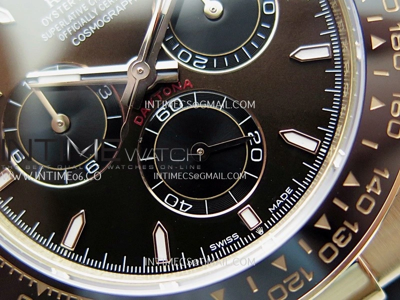Daytona 126515 Gain Weight APSF 1:1 Best Edition Brown Dial Stick Markers on Oysterflex Strap SH4131