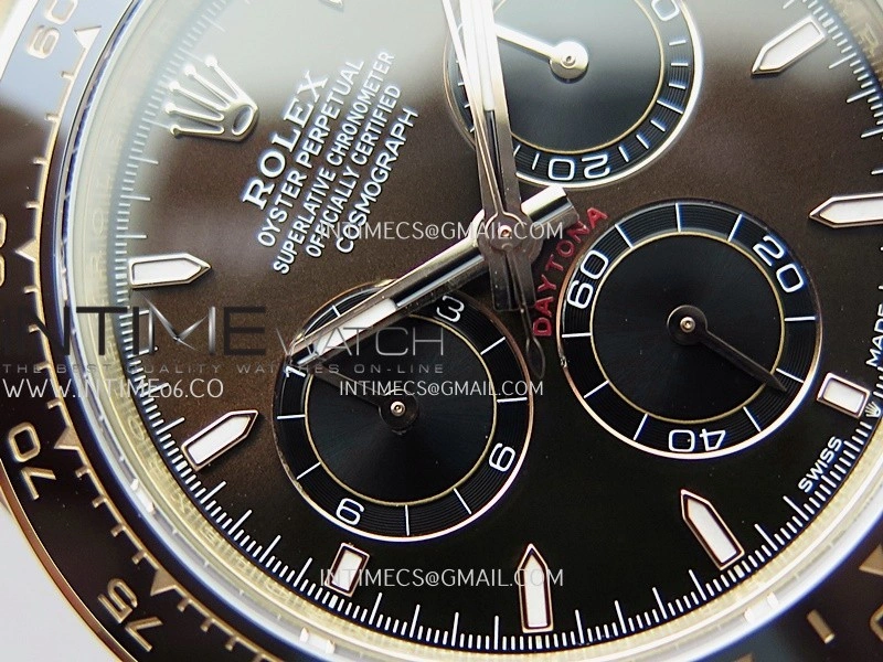 Daytona 126515 Gain Weight APSF 1:1 Best Edition Brown Dial Stick Markers on Oysterflex Strap SH4131