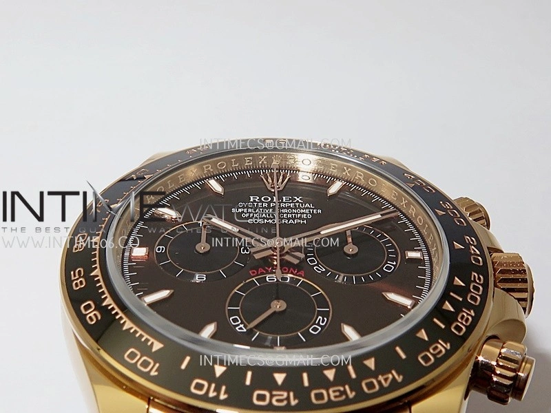 Daytona 126515 Gain Weight APSF 1:1 Best Edition Brown Dial Stick Markers on Oysterflex Strap SH4131