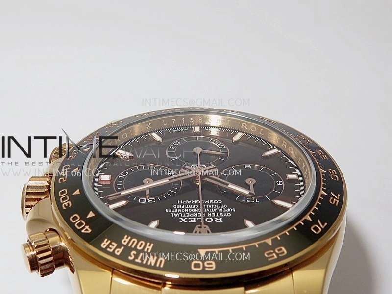 Daytona 126515 Gain Weight APSF 1:1 Best Edition Brown Dial Stick Markers on Oysterflex Strap SH4131