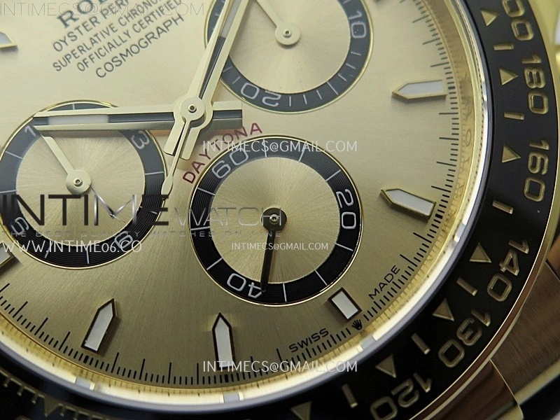 Daytona 126518 Gain Weight APSF 1:1 Best Edition Gold Dial Sticks Markers on Oysterflex Strap SH4131